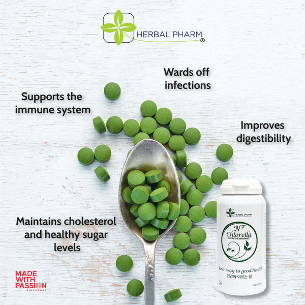 Herbal Pharm, N2 Chlorella, 450 tablets Al Barakah Health & Beauty Mart