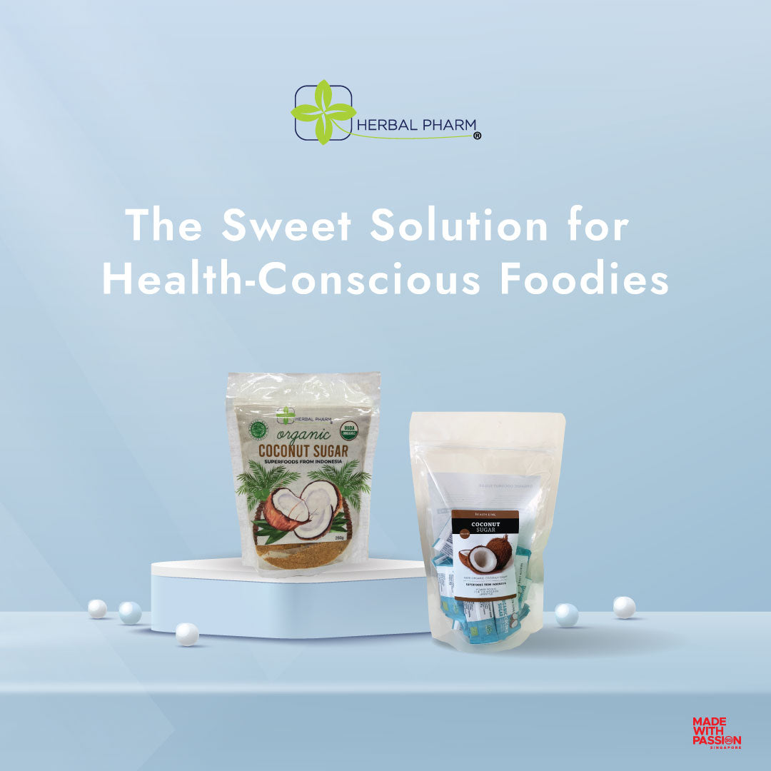 Herbal Pharm, Organic Coconut Sugar 260 g (52 sac x 5g)