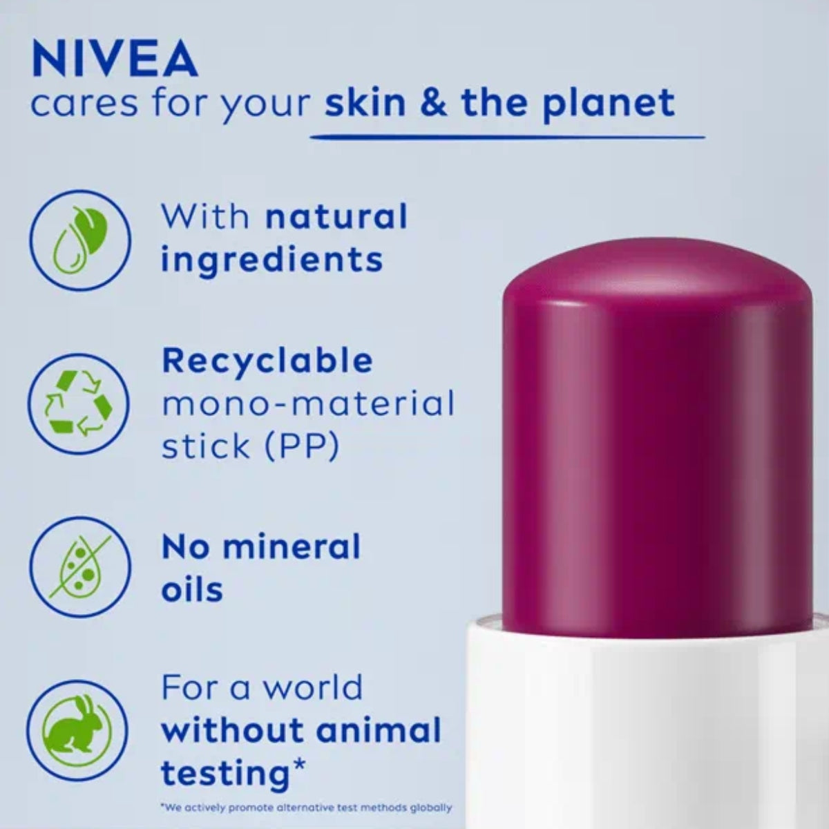 Nivea, Blackberry Shine, Caring Lip Balm, 4.8 g