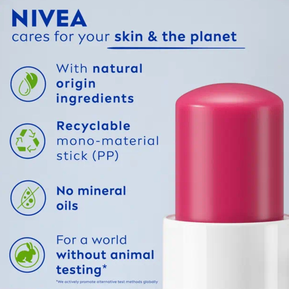 Nivea, Cherry Shine, Caring Lip Balm, 4.8 g