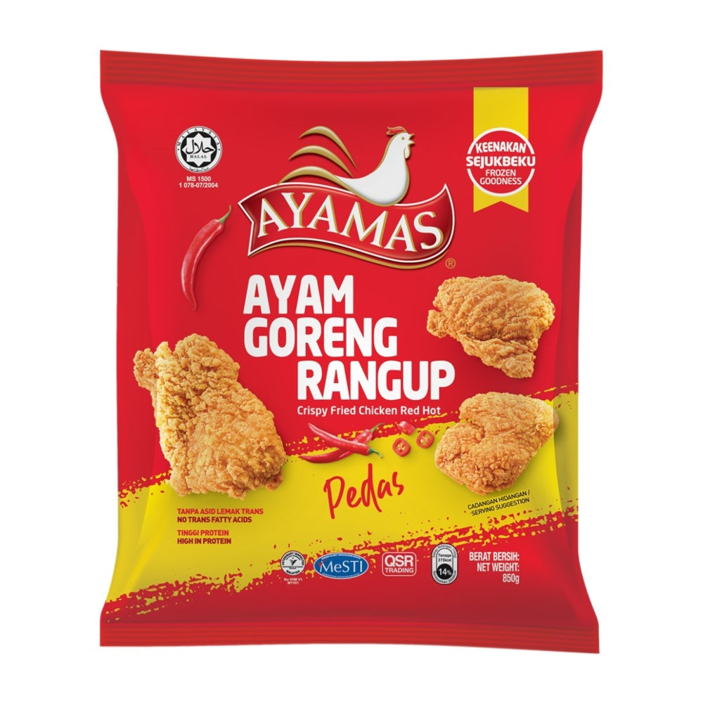 Ayamas, Crispy Fried Chicken, Red Hot, 850 g
