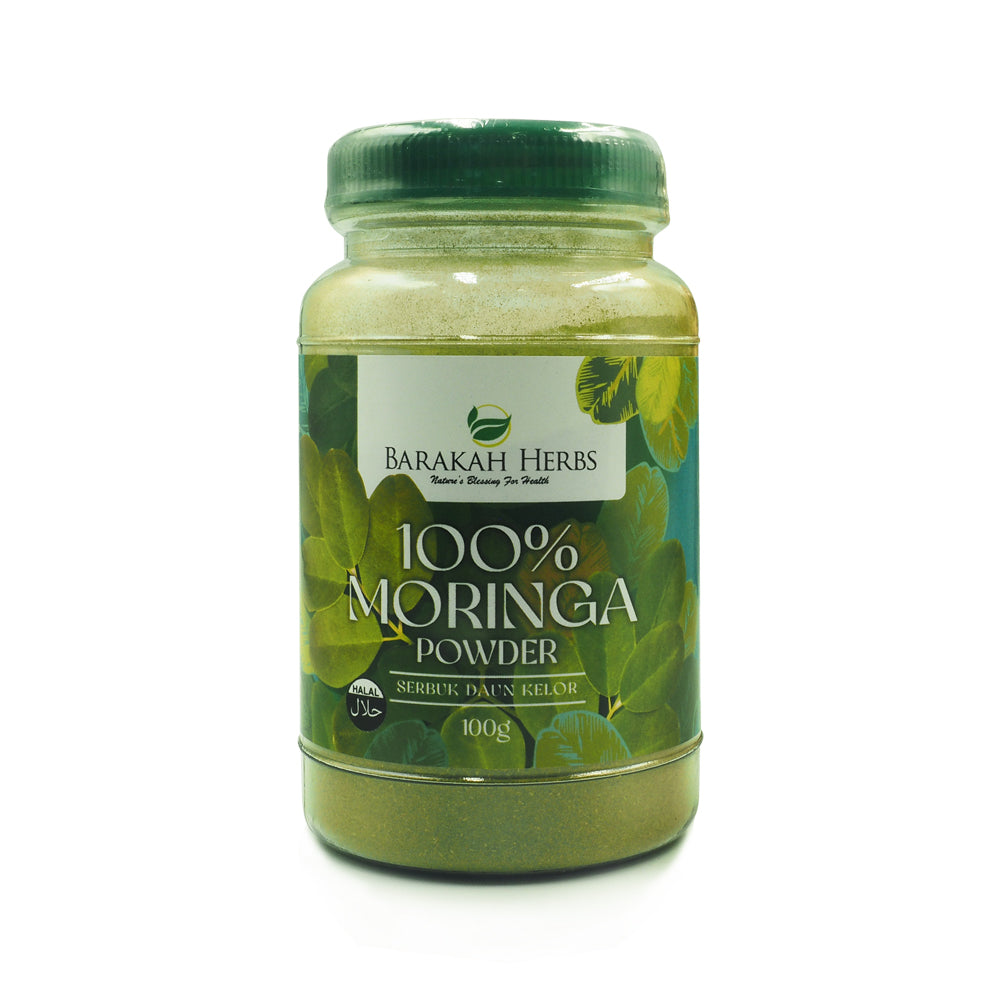 Barakah Herbs, 100% Moringa Powder, 100 g