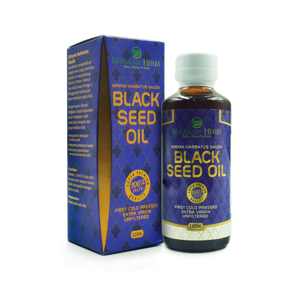 Barakah Herbs, Premium Black Seed Oil, First Cold Pressed, 100 ml