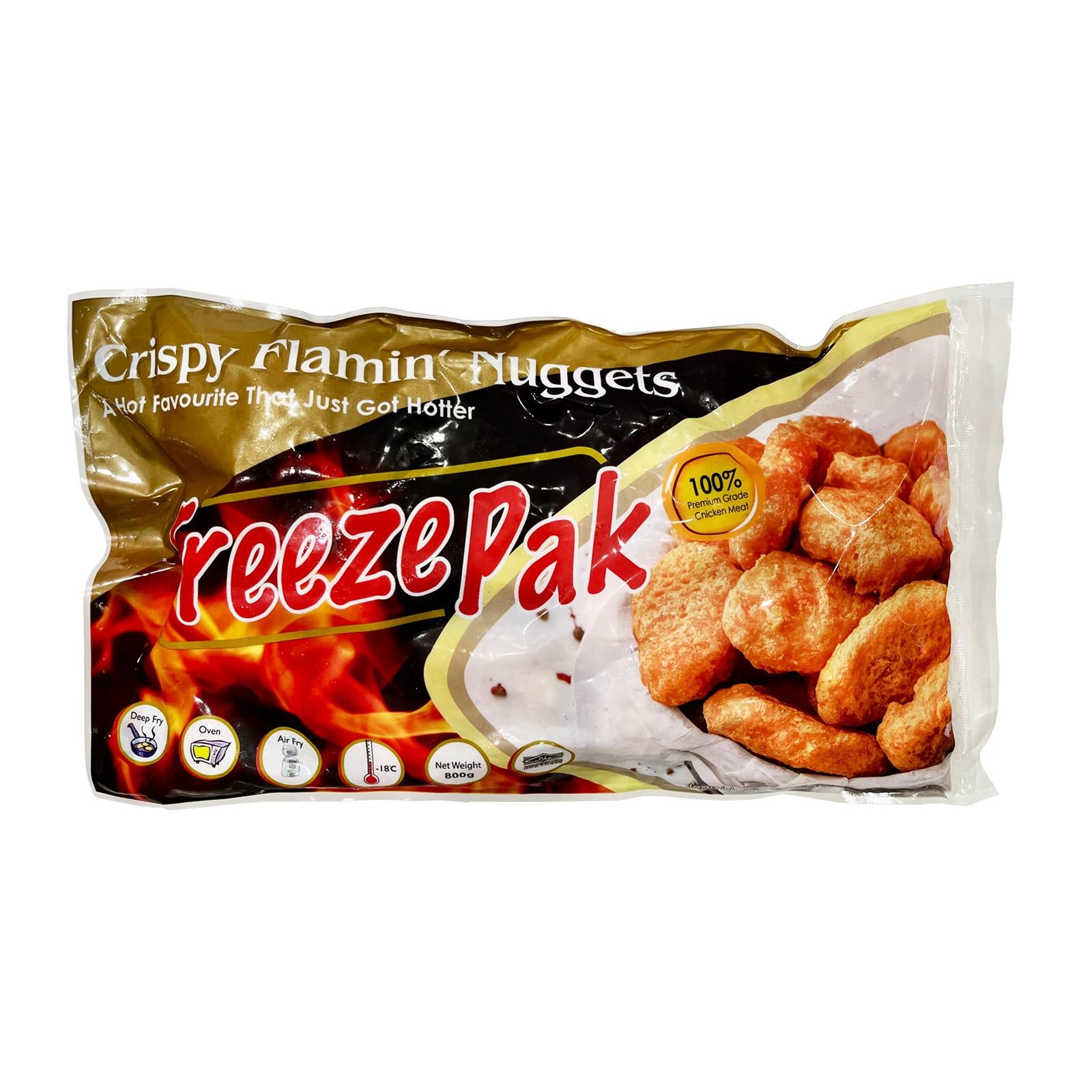 Freeze Pak, Crispy Flaming Nuggets, 800 g