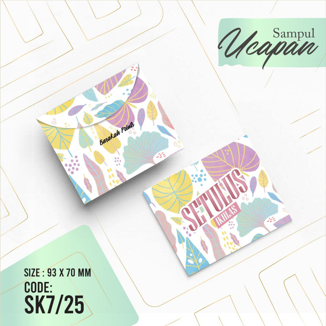 Sampul Ucapan Kecil SK7/25 20 pcs/pack