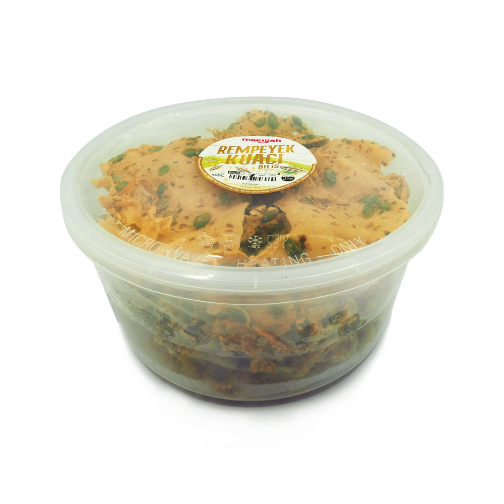 Maklijah, Rempeyek Kuaci Bilis, 400 g