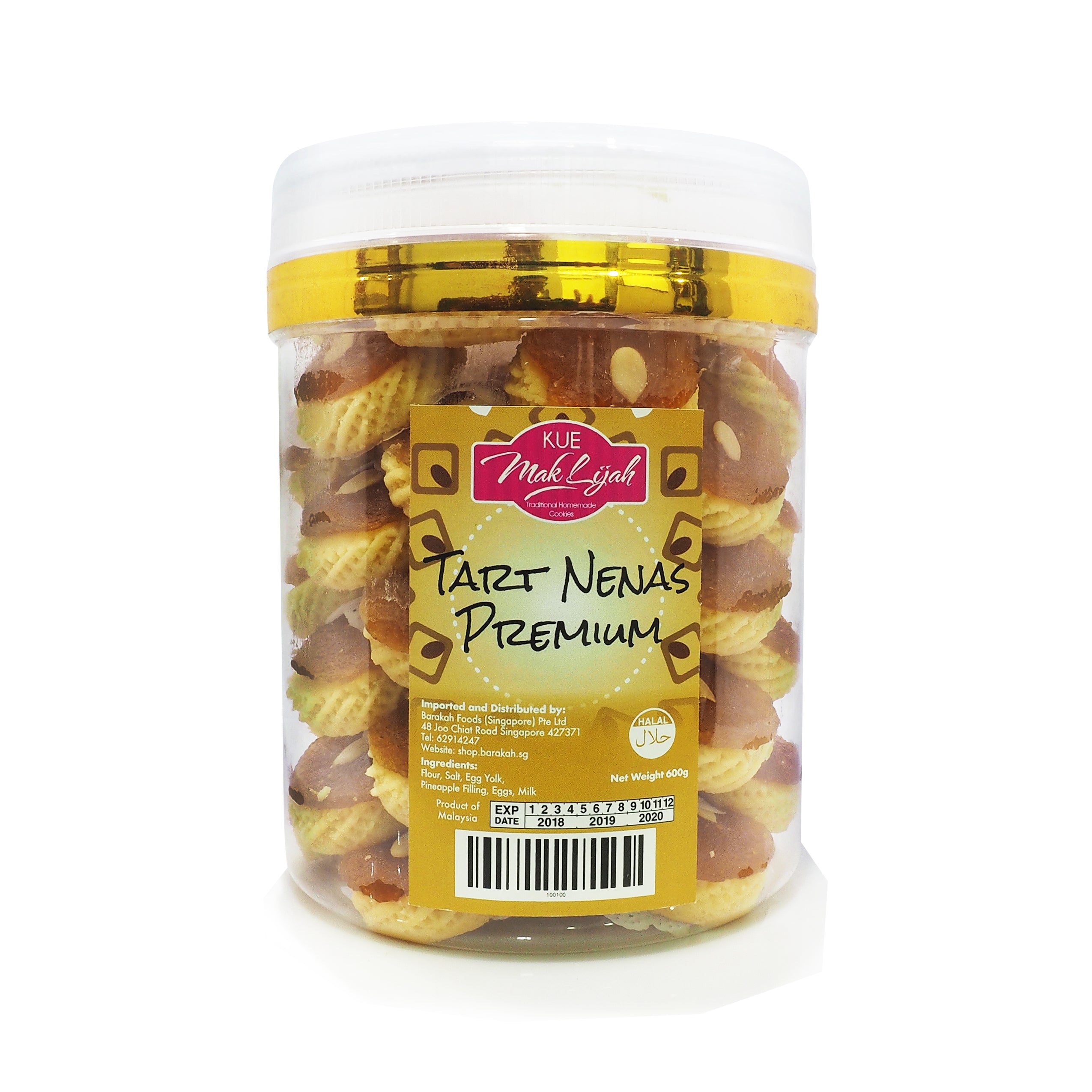 Maklijah, Tart Nenas Premium, 700 g