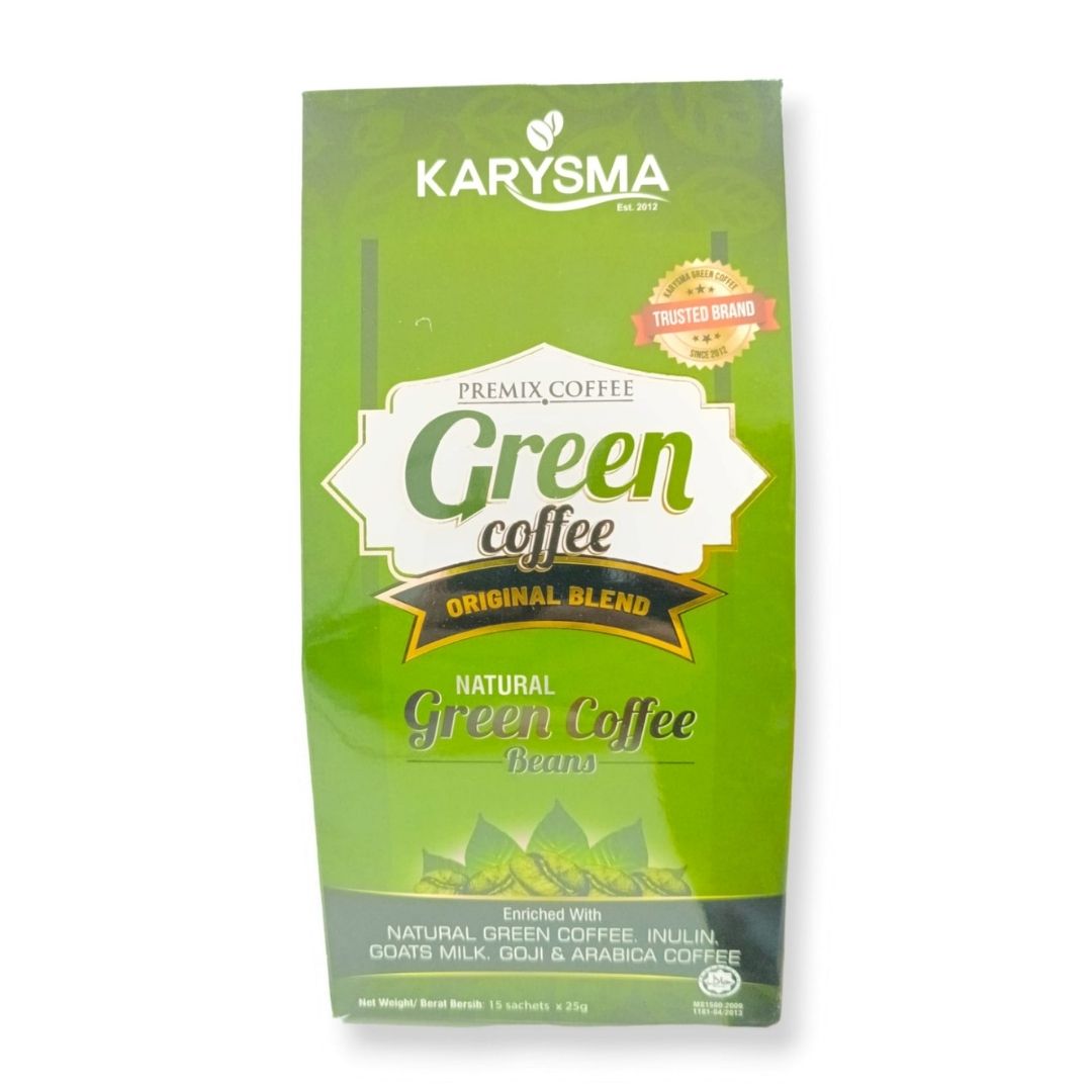Karysma, Green Coffee Original Blend, 15 sachets x 25 g