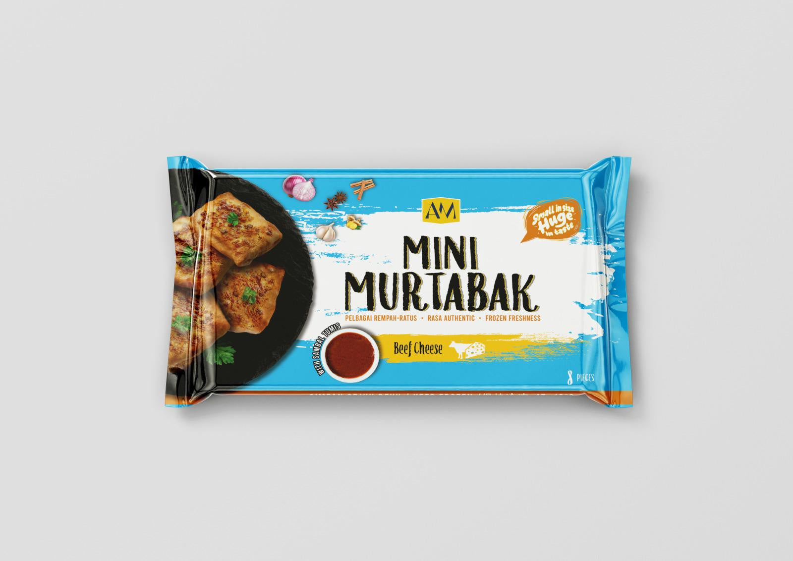 Aamir's Market, Mini Murtabak Beef Cheese with Sambal, 8 pcs