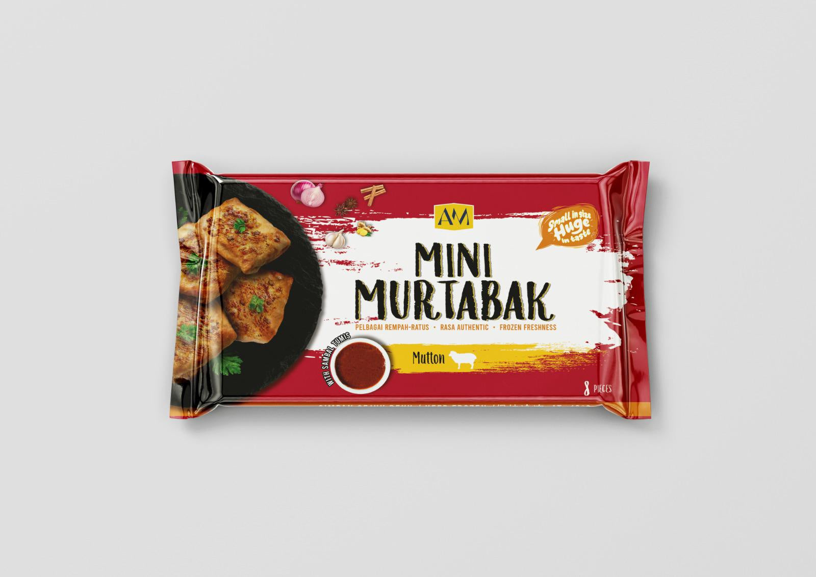 Aamir's Market, Mini Murtabak Mutton with Sambal, 8 pcs