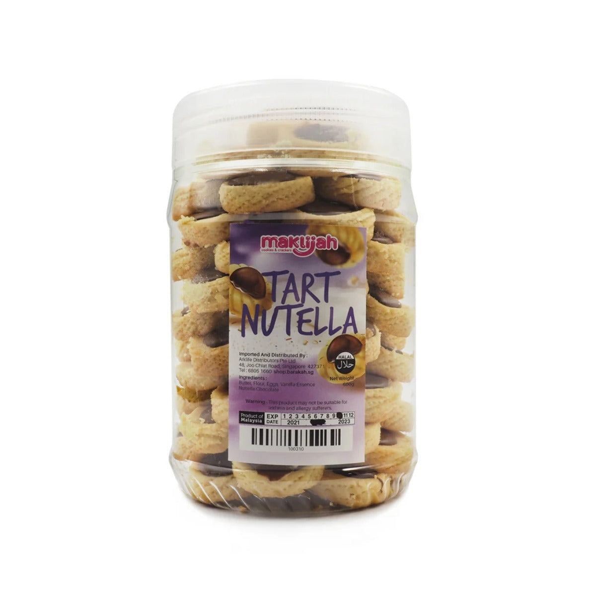 Maklijah, Tart Nutella, 400g