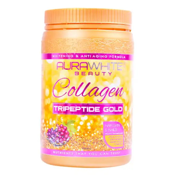Aura White, Collagen Tripeptide Gold, 900g  Al Barakah Health & Beauty Mart
