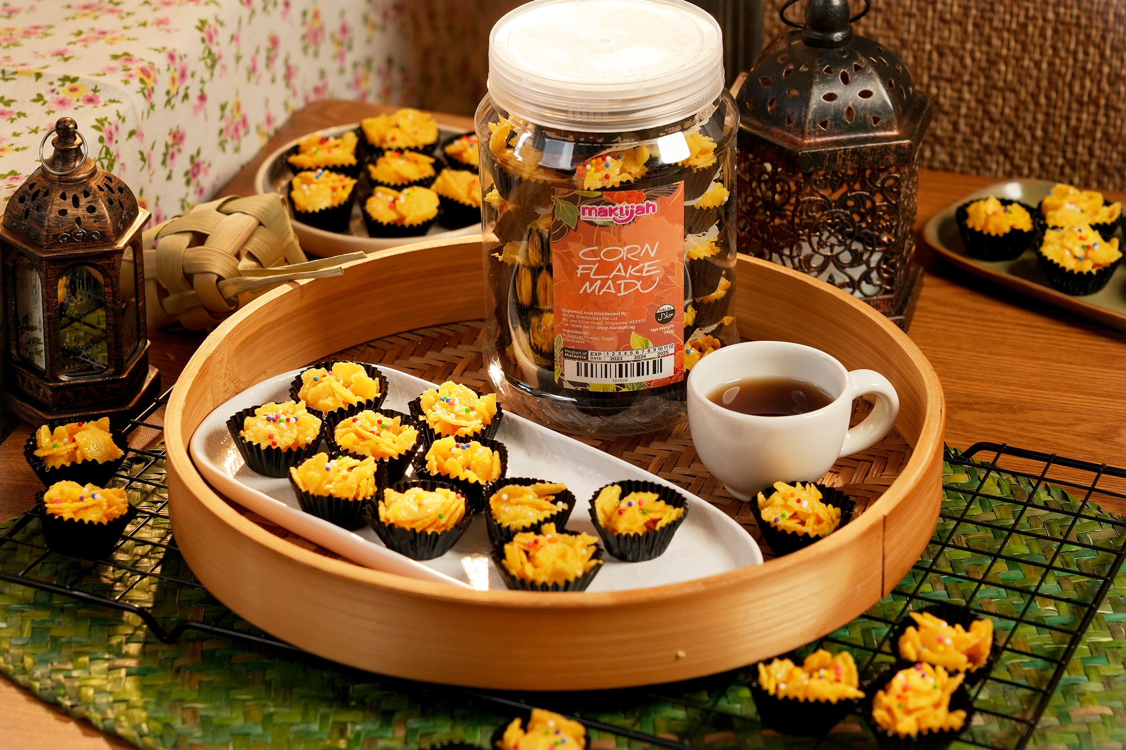 Maklijah, Corn Flake Madu, 220 g