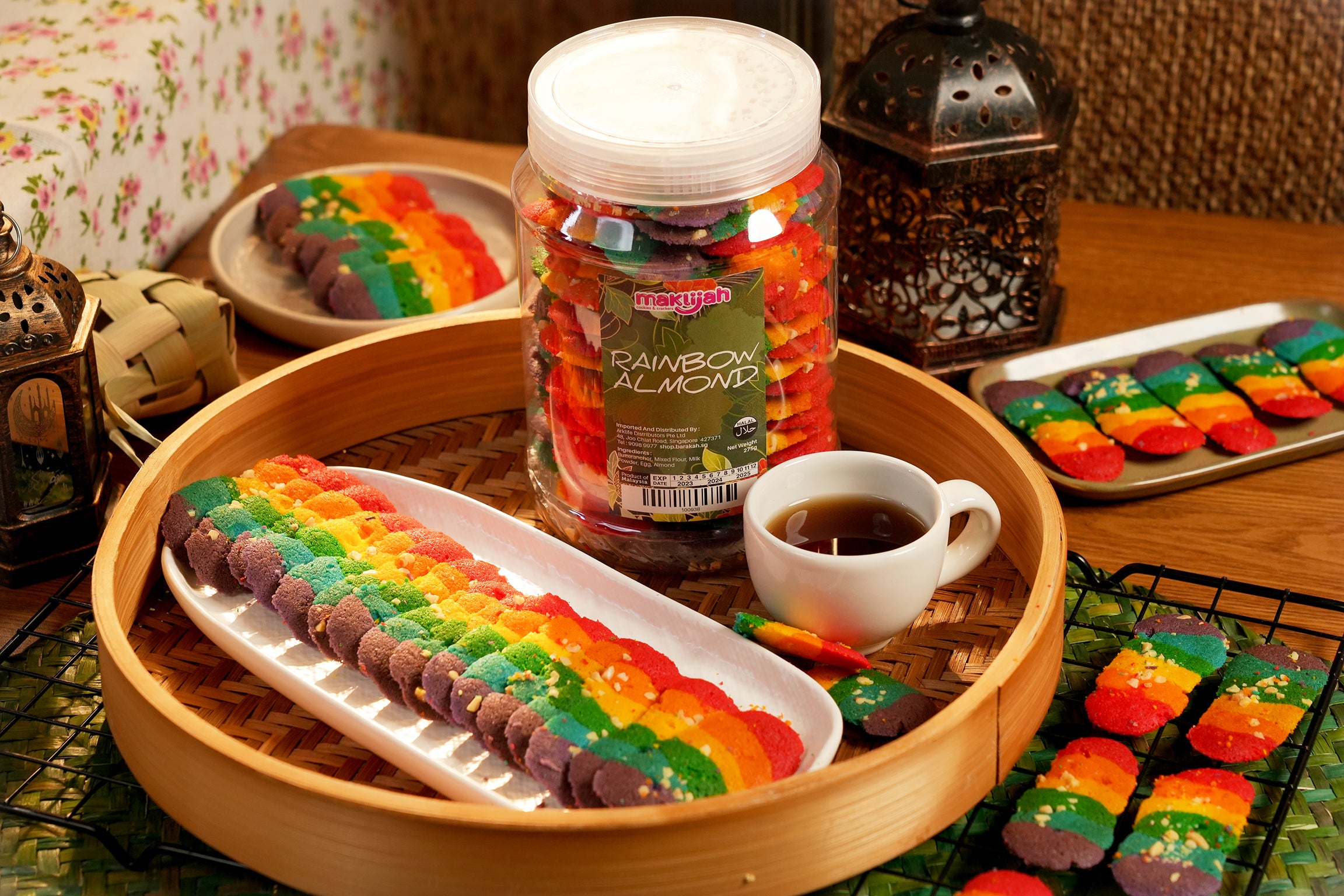 Maklijah, Rainbow Almond, 275 g