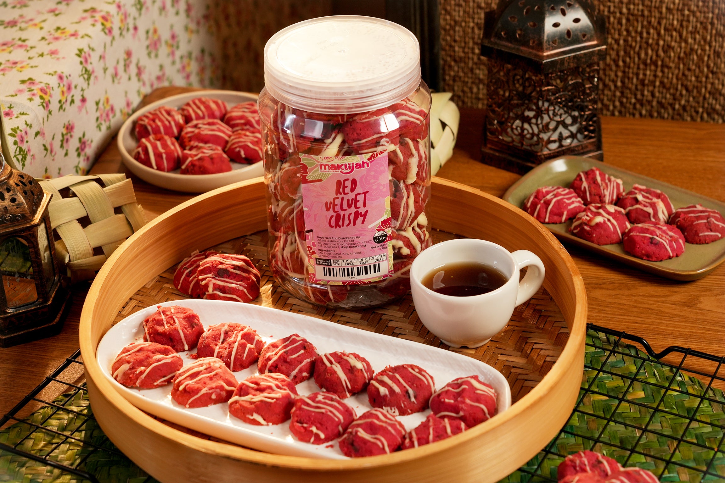 Maklijah, Red Velvet Crispy, 340 g