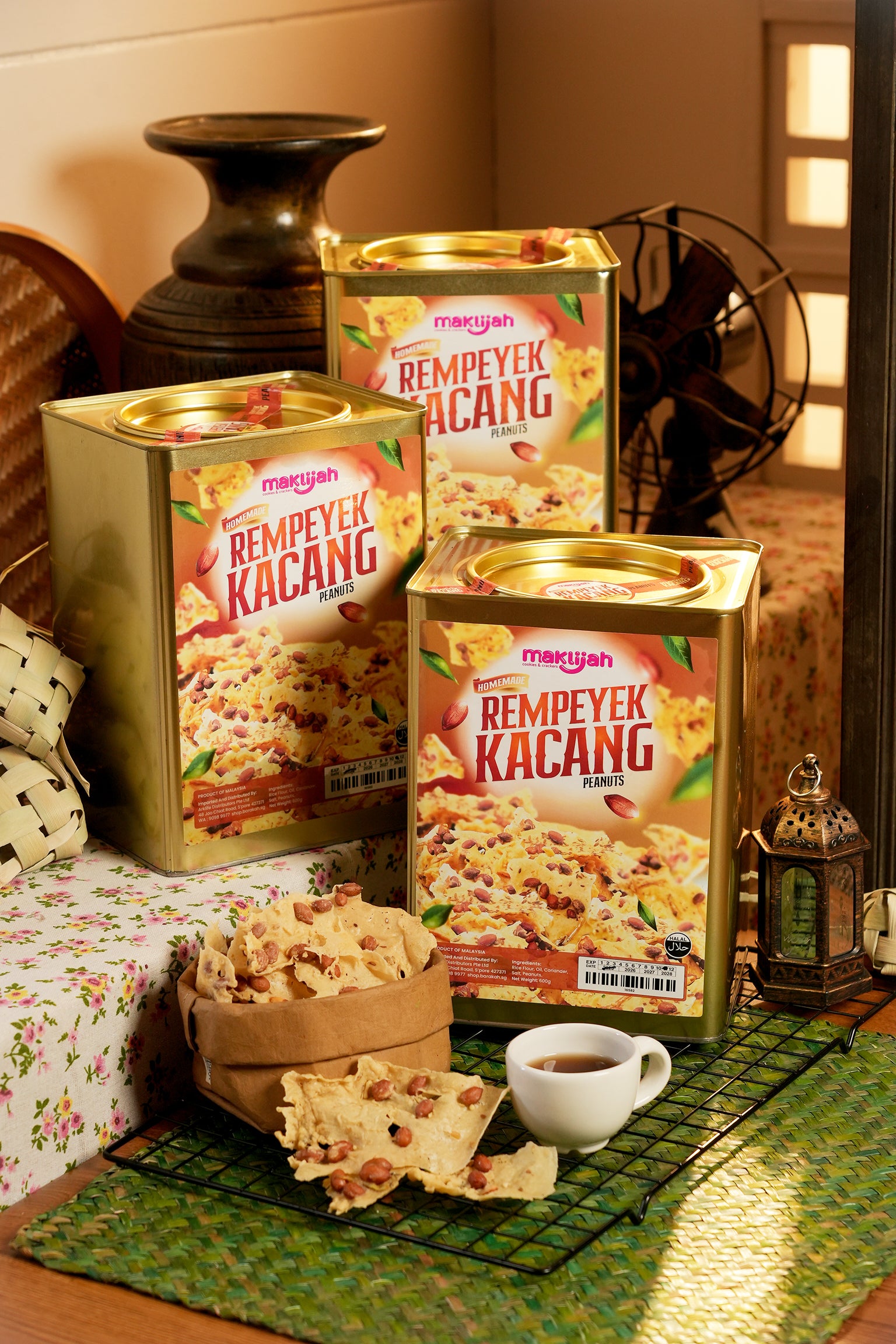 Maklijah, Rempeyek Kacang, Peanuts, 600 g
