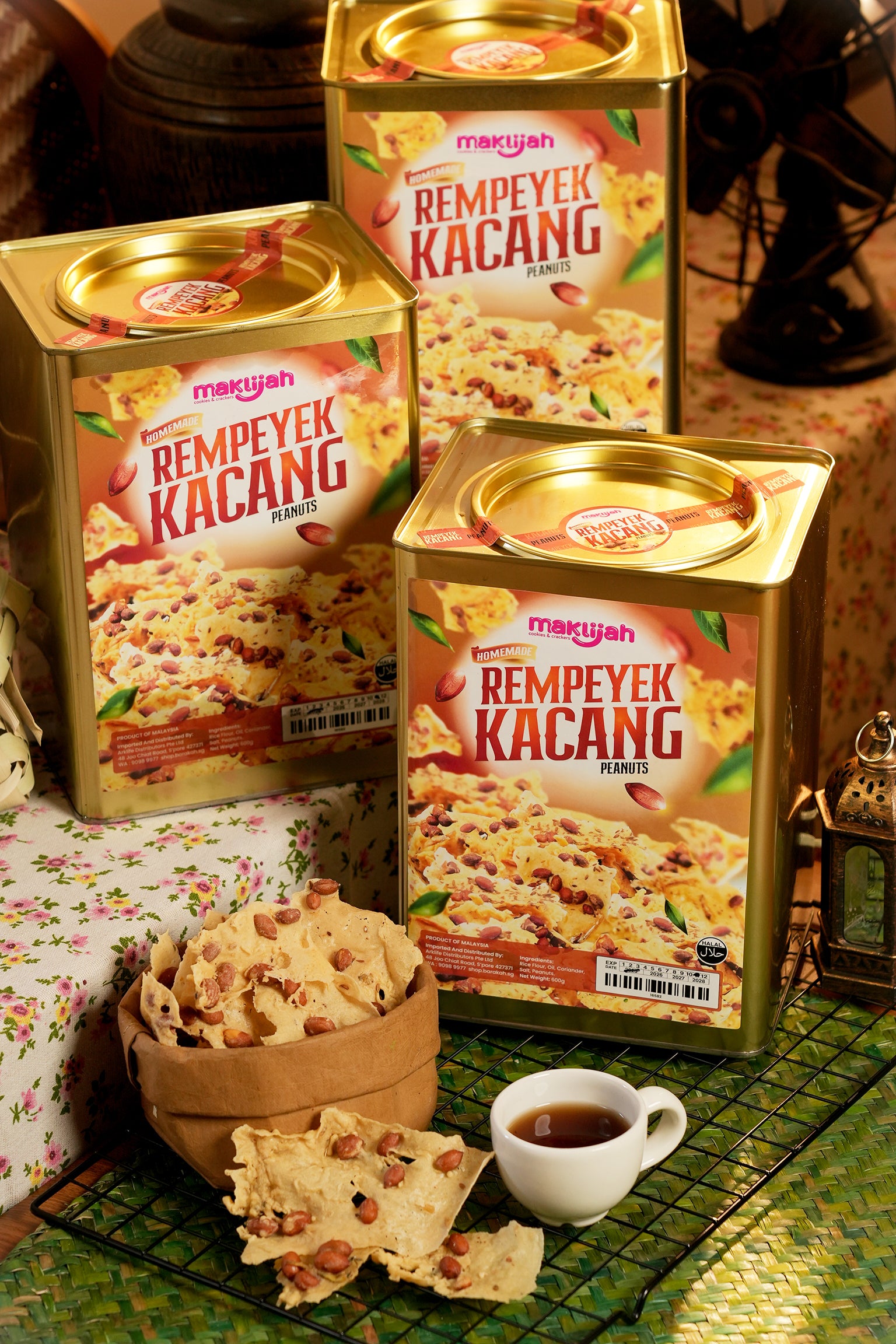 Maklijah, Rempeyek Kacang, Peanuts, 600 g