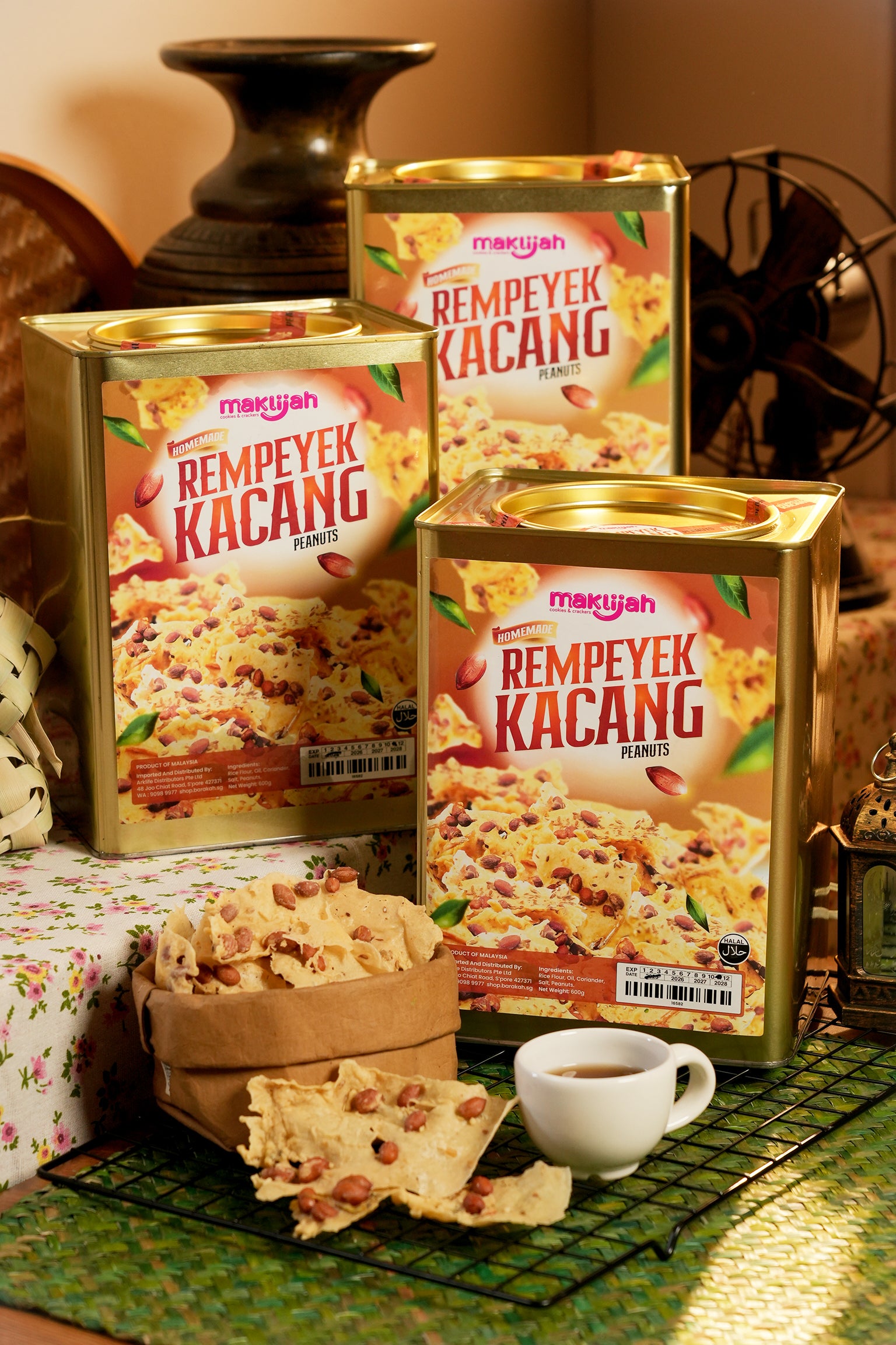 Maklijah, Rempeyek Kacang, Peanuts, 600 g