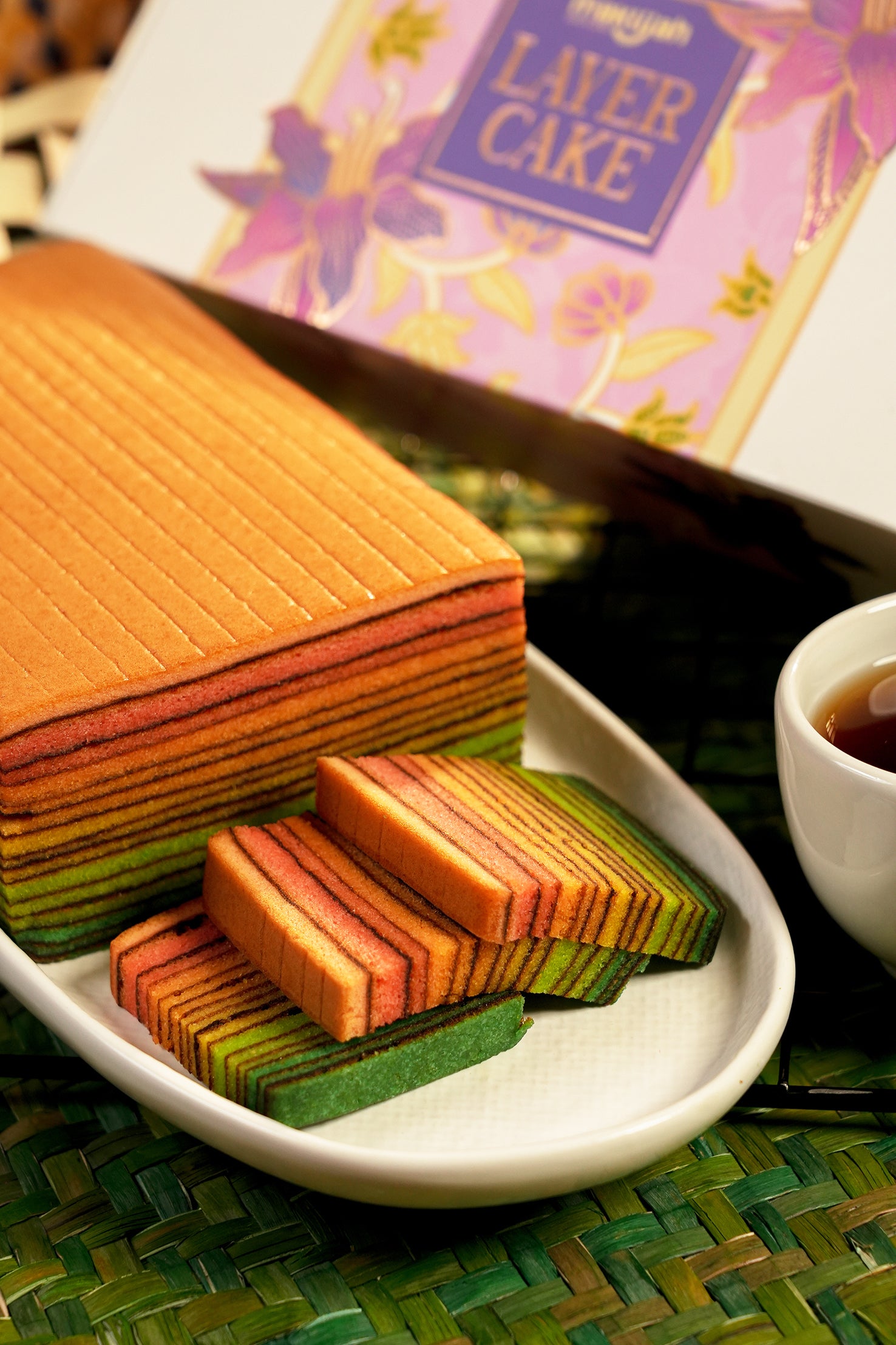 Maklijah, Cake Lapis, Rainbow, 1 kg