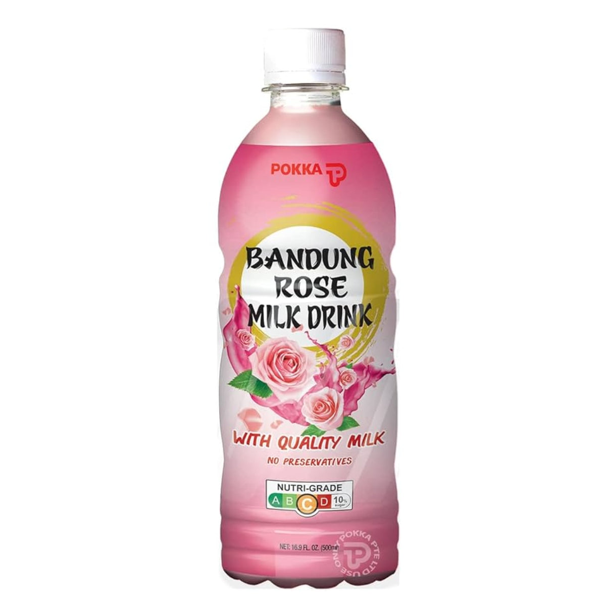 Pokka, Bandung Rose Milk Drink, 500ml