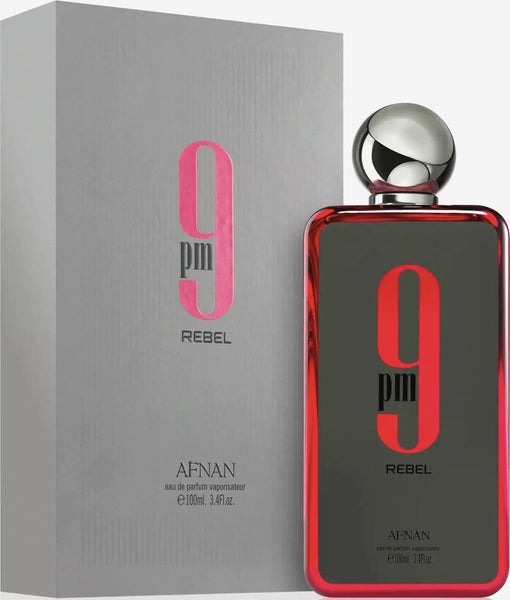 Afnan 9 PM Rebel ユニセックス香水 100ml Afnan, 9 PM, Rebel, Eau de Parfum, 100 ml – Al Barakah Health