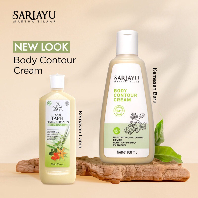 Sariayu, Body Contour Cream (Tapel), 100ml