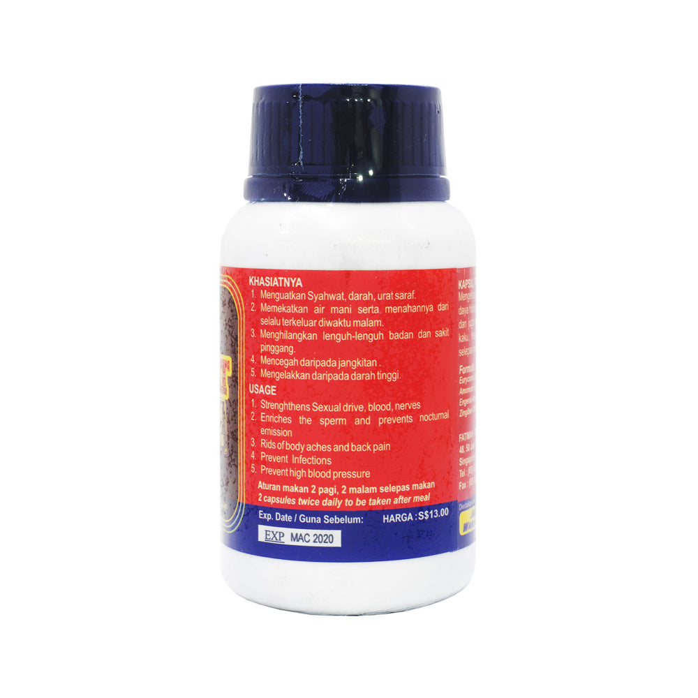 Jagoh Warisan, Tongkat Ali Tulen 100%, 60 capsules