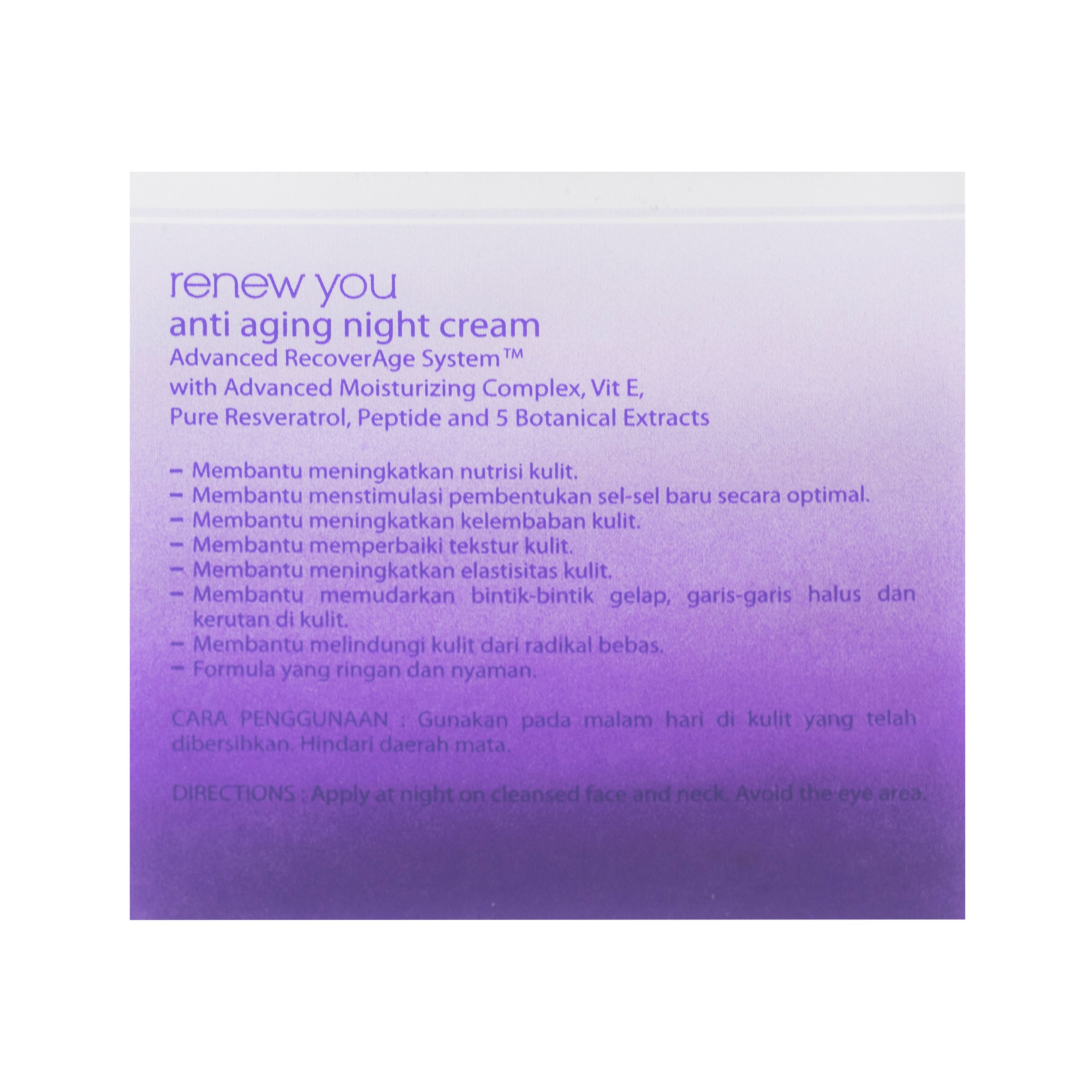 Wardah Renew You Night Cream 30 G