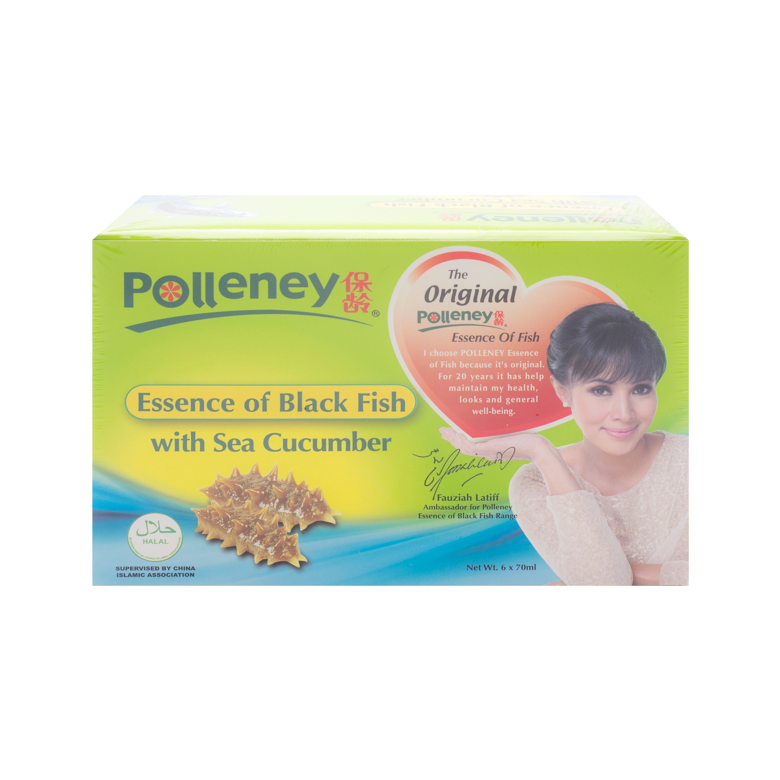 Polleney, Essence of Black Fish, with Sea Cucumber, 70 ml x 7 bottles