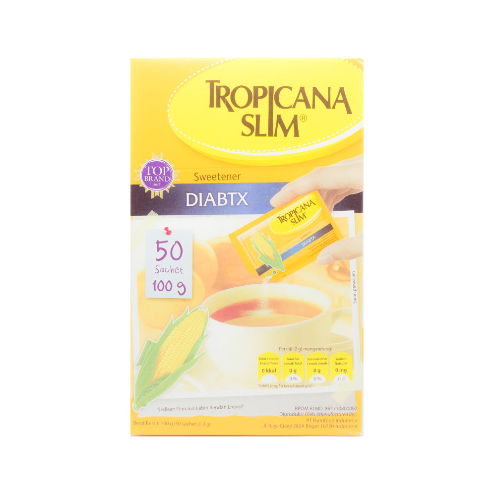 Tropicana Slim, Diabetic, 50 sachets