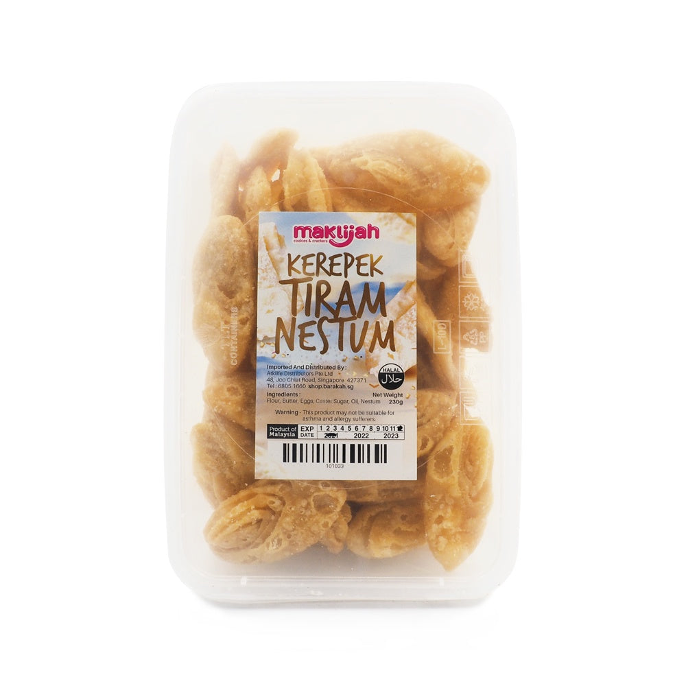 Maklijah, Kerepek Tiram Nestum, 230 g