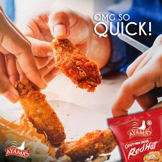 Ayamas, Crispy Fried Chicken, Red Hot, 850 g