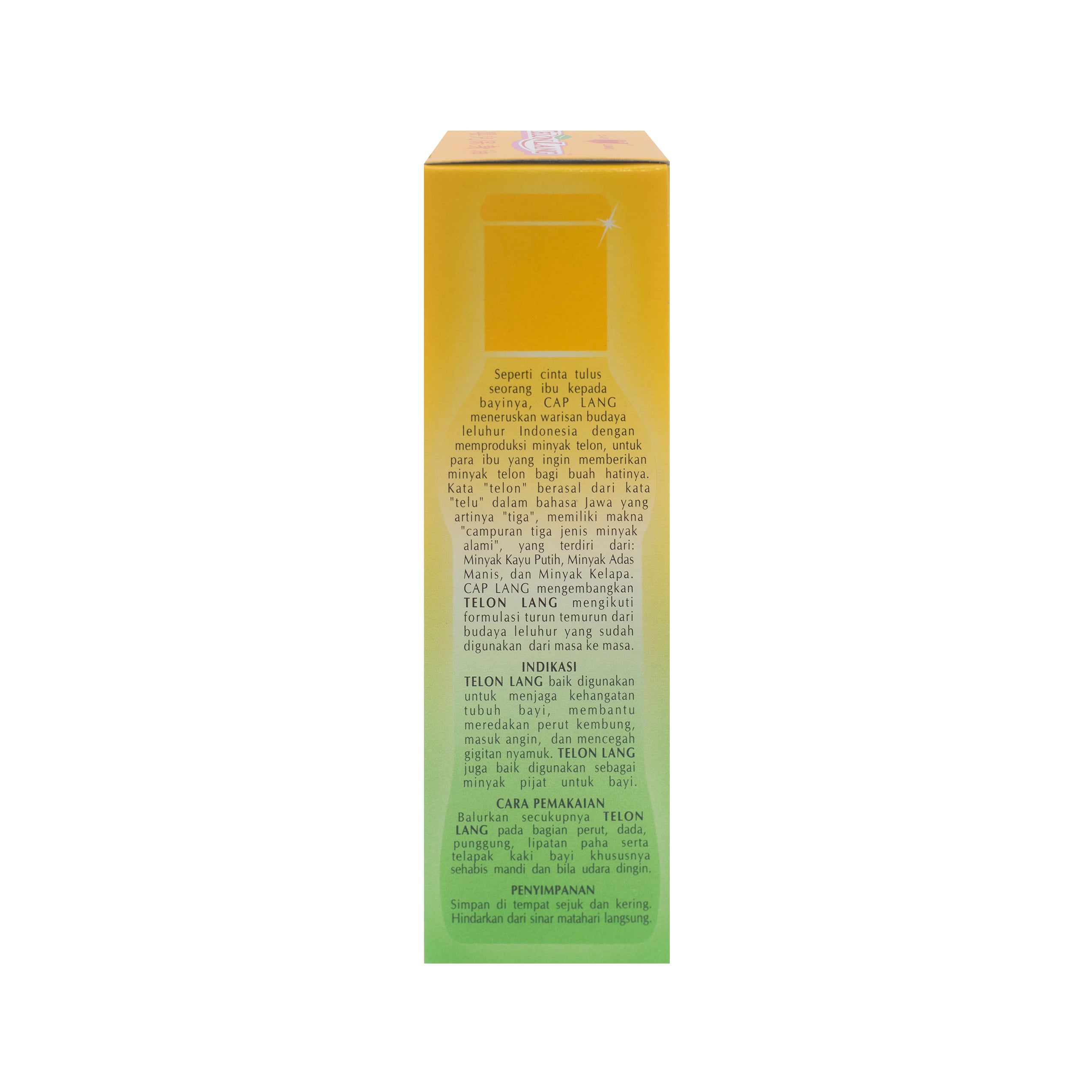 Cap Lang, Minyak Telon Lang, 60 ml