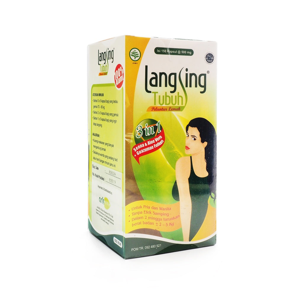 Barakah Herbs, Langsing Tubuh, 150 capsules