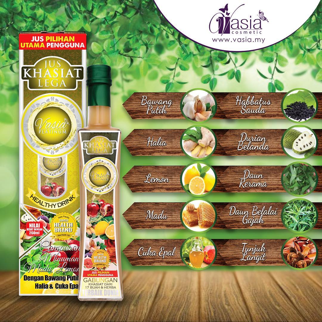 V'Asia,Platinum Jus Khasiat Lega ,260ml