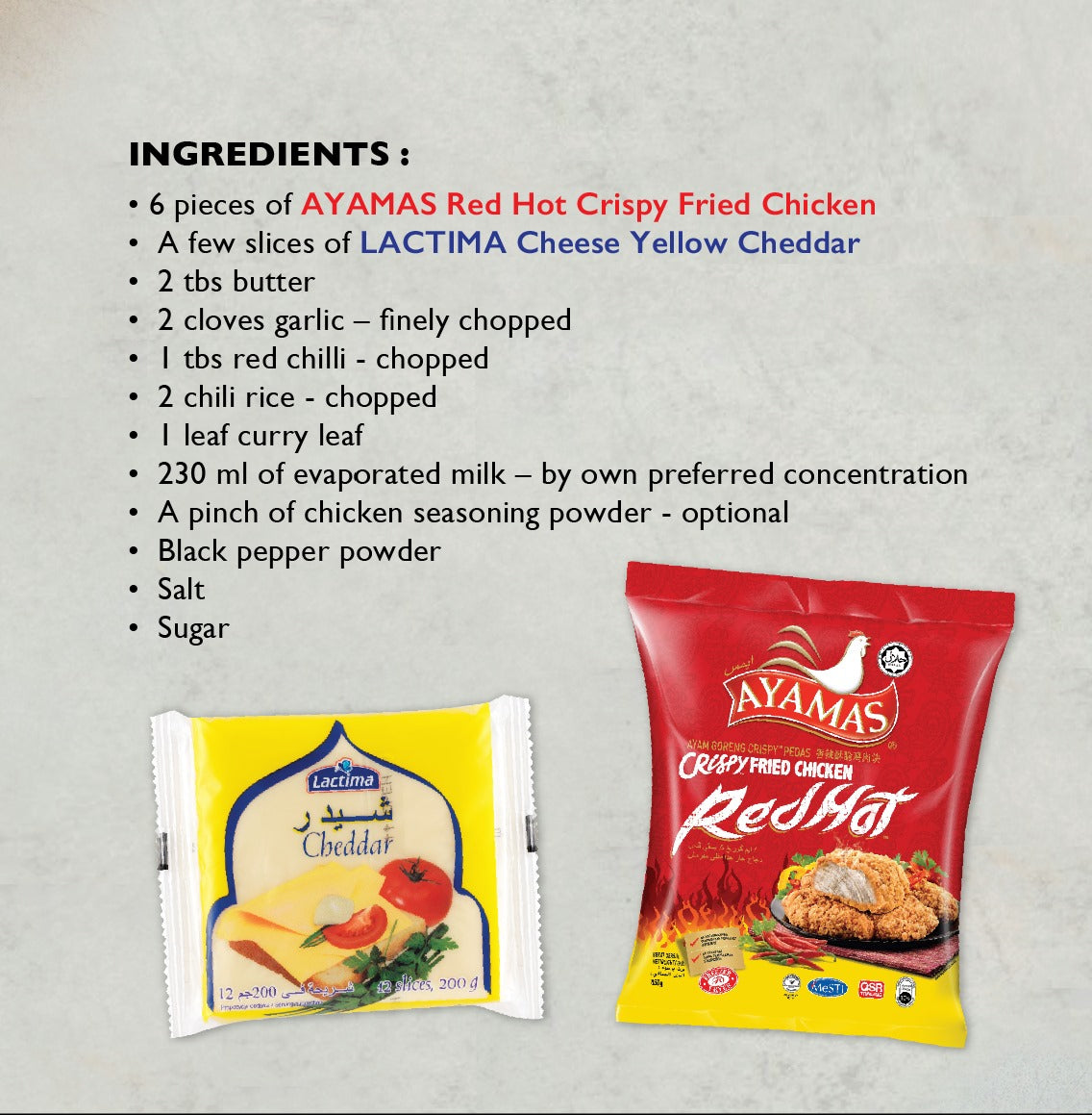 Ayamas, Crispy Fried Chicken, Red Hot, 850 g
