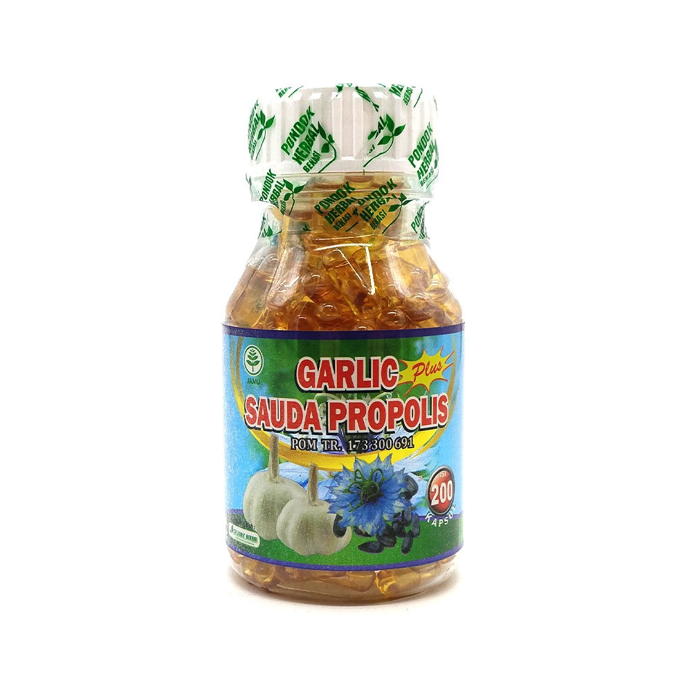 Cv Hanif, Herbal Garlic Sauda Propolis Plus, 200 capsules
