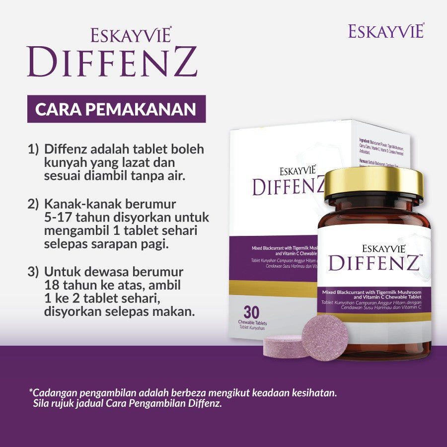 Eskayvie Diffenz 30 ChewableTablets
