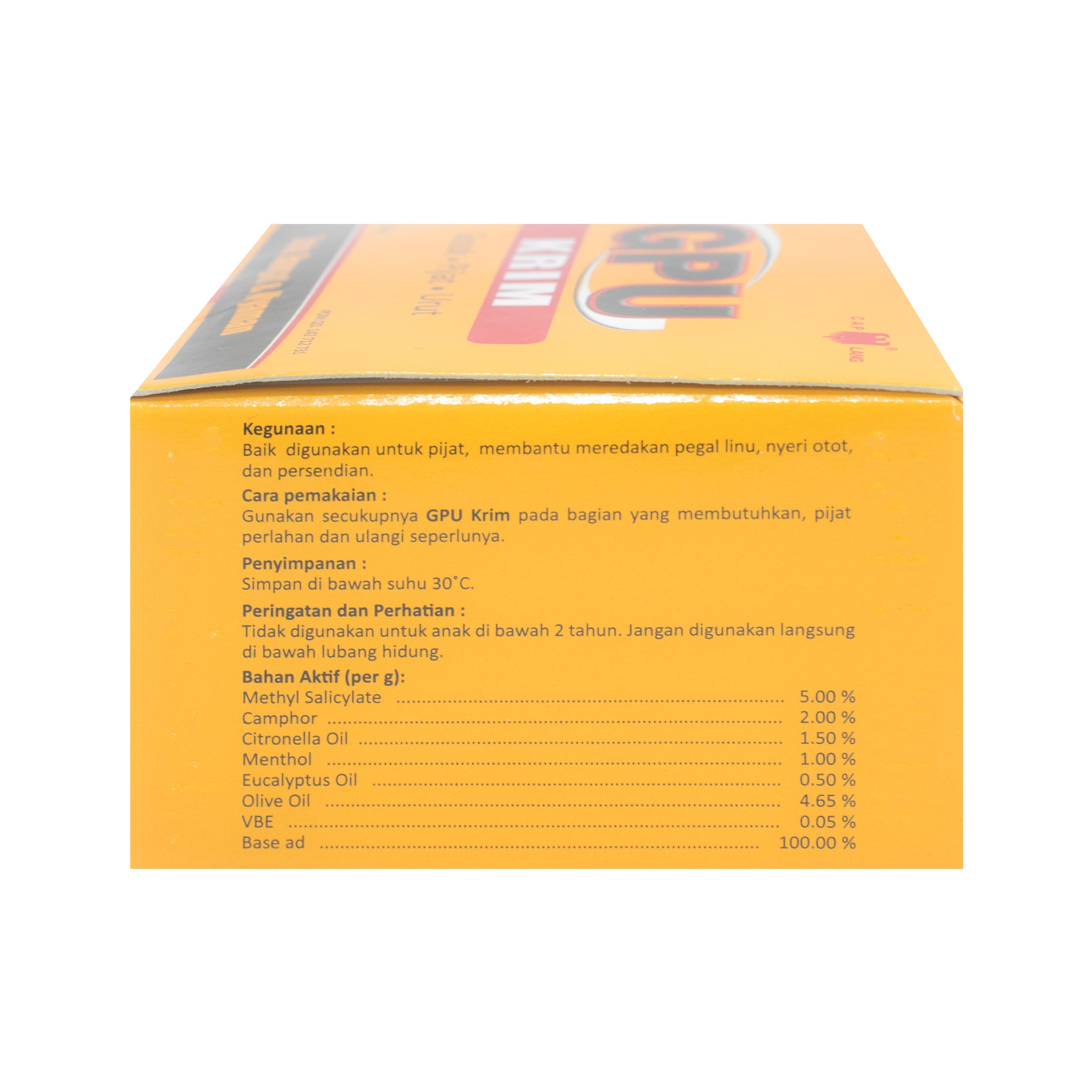 Cap Lang, GPU Krim, 60 g
