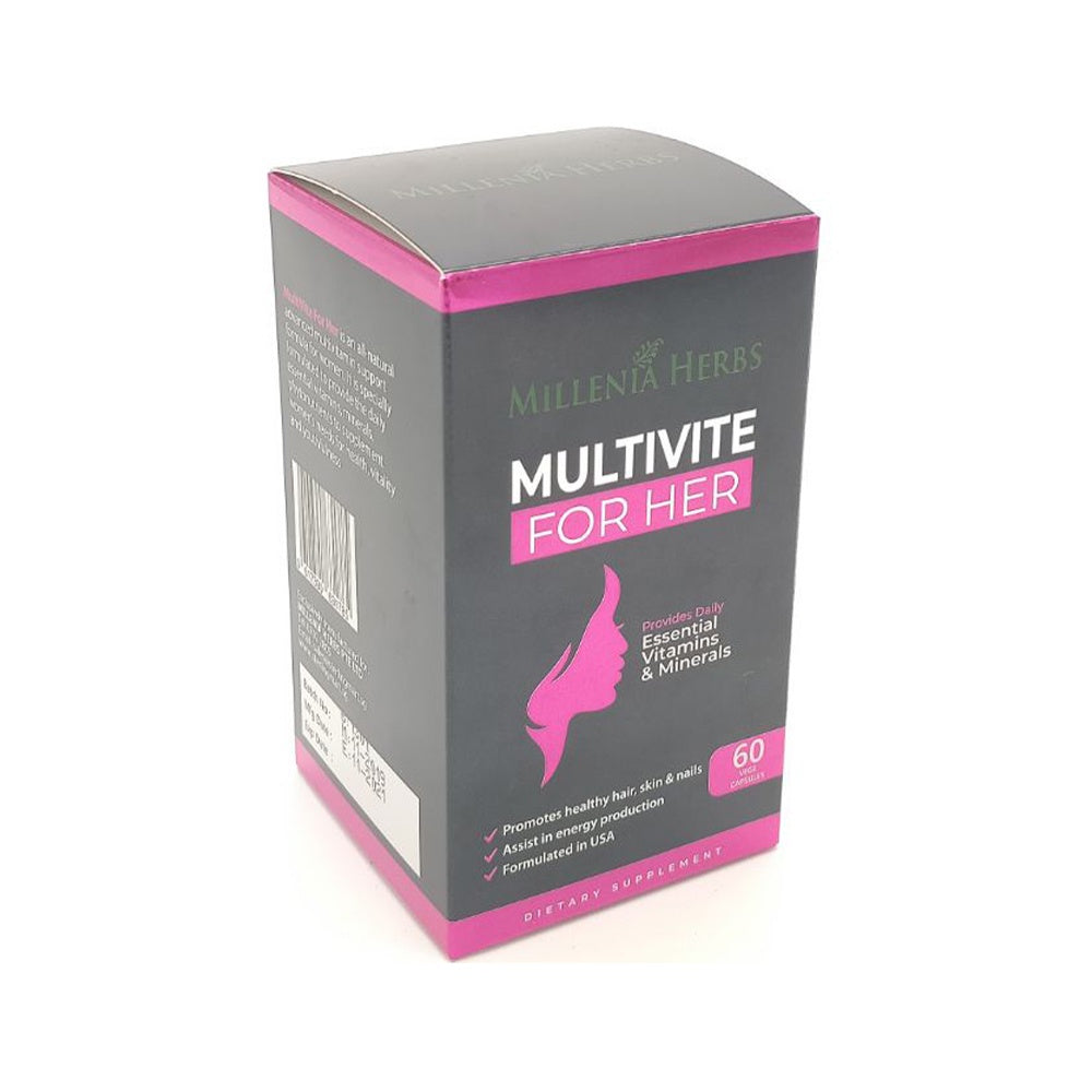 Millenia Herbs, Multivite For Her, 60 capsules