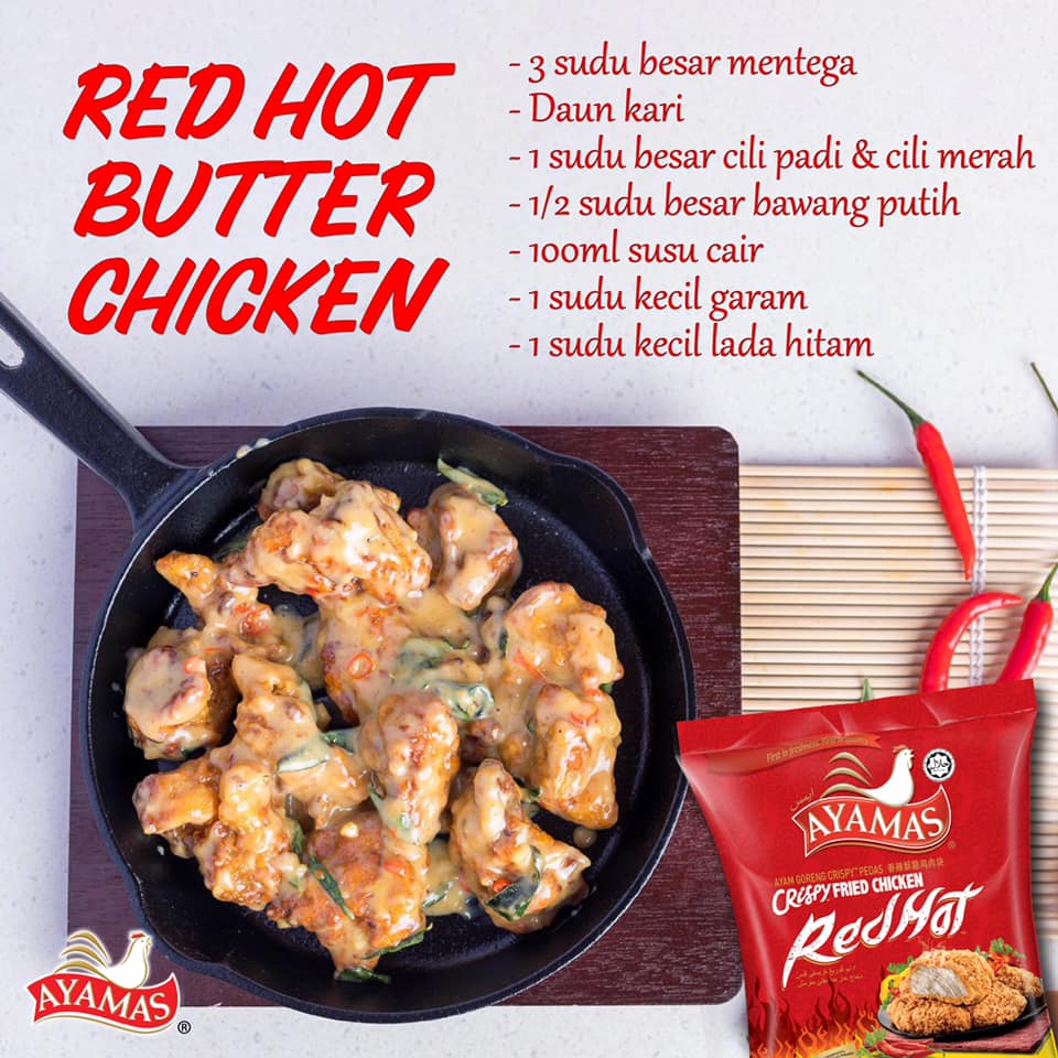 Ayamas, Crispy Fried Chicken, Red Hot, 850 g