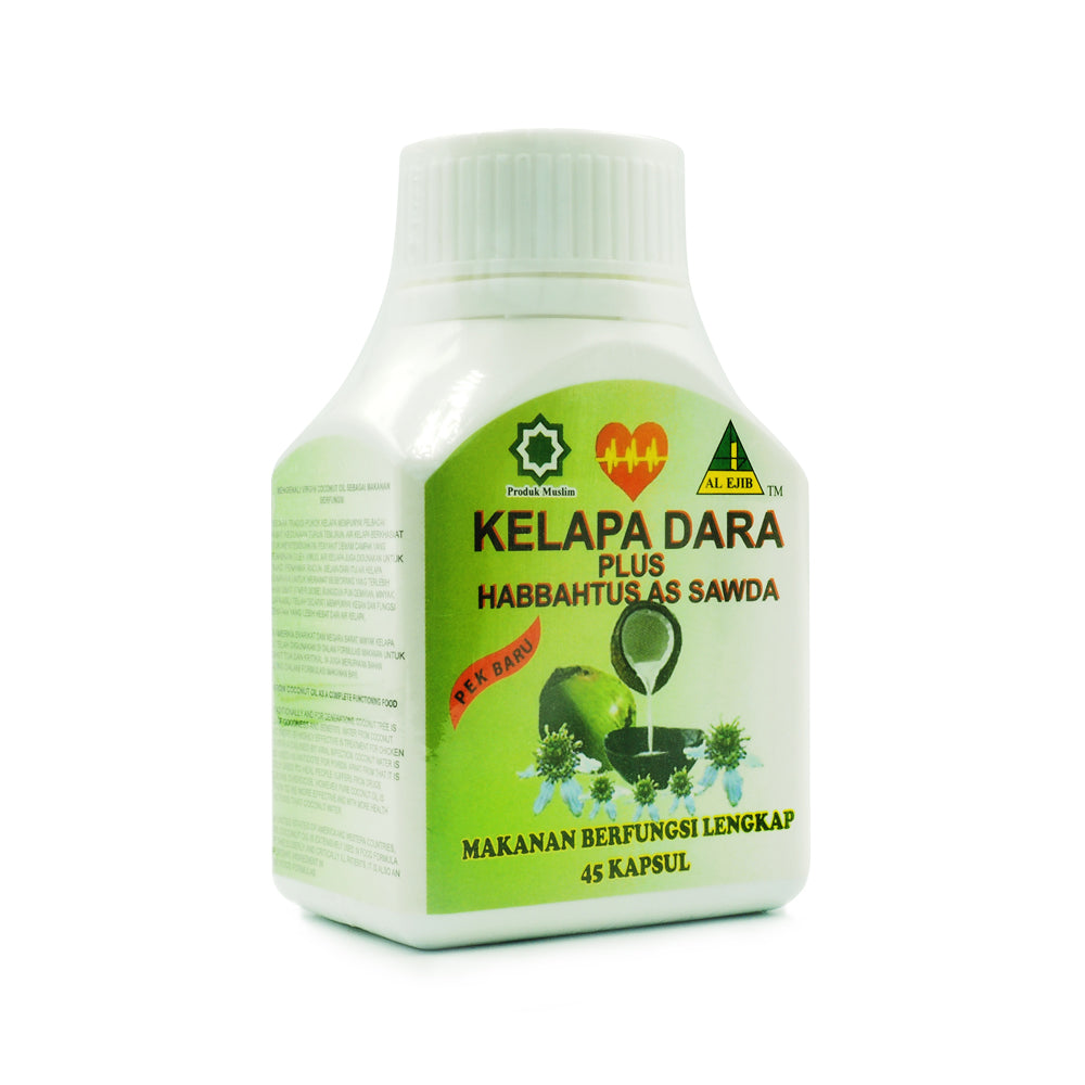 Al Ejib, Kelapa Dara Habbatus As Sawda, 45 capsules