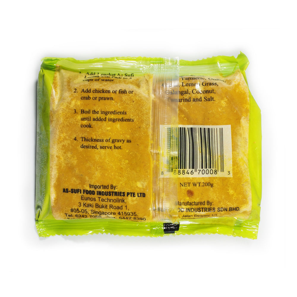 As-Sufi, Lemak Cili Padi Mix, 200 g