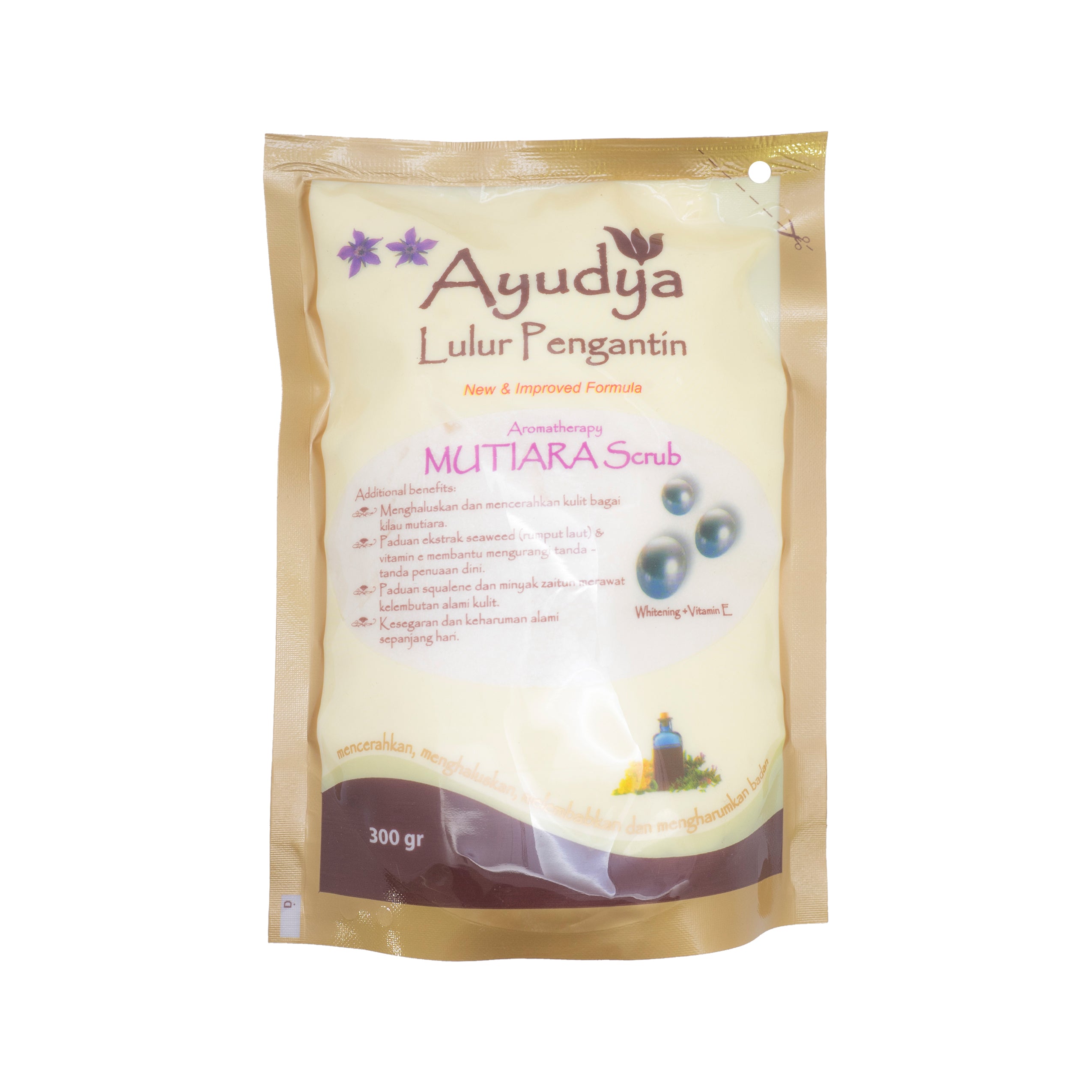Ayudya, Lulur Pengantin Aroma Mutiara SCR, 300 gm