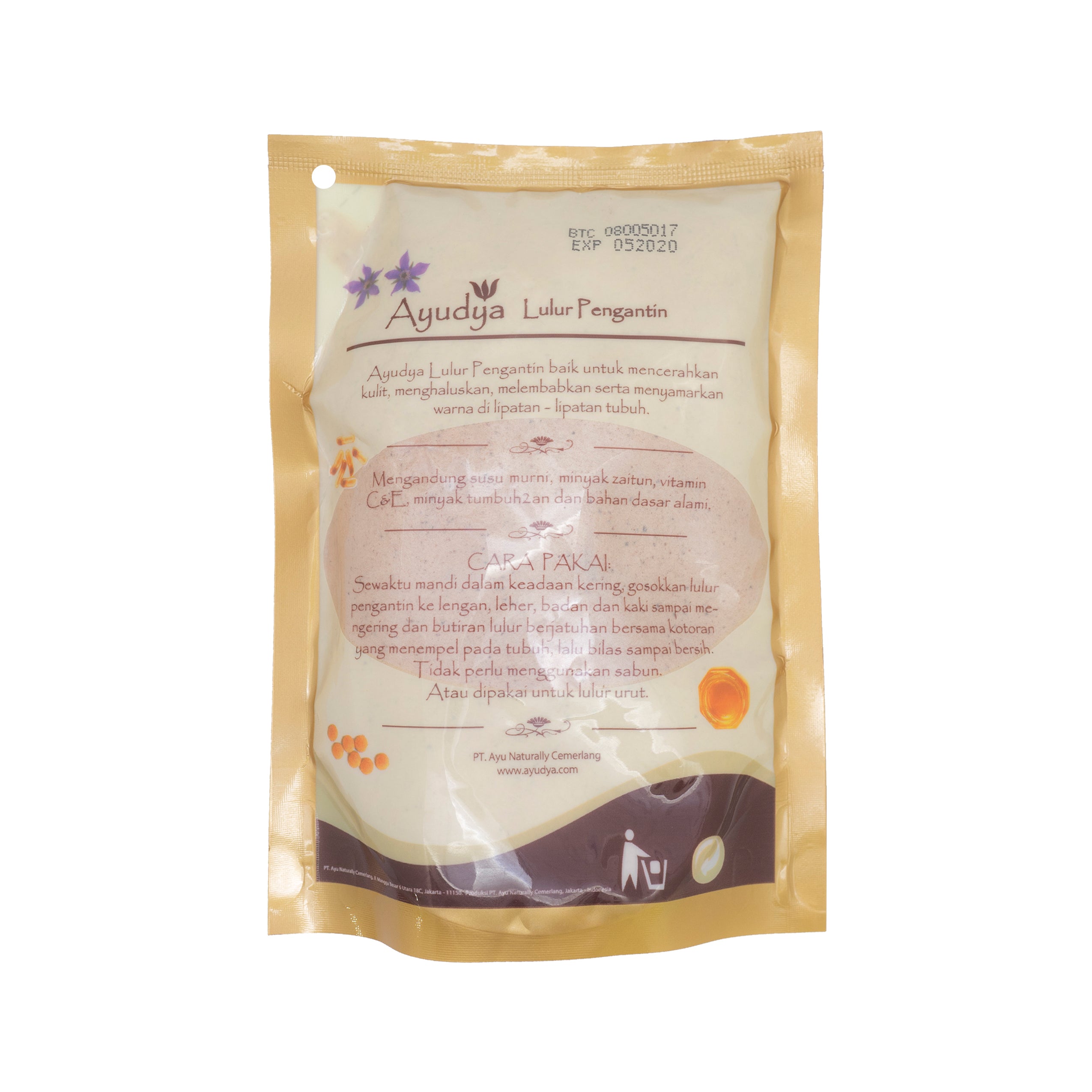 Ayudya, Lulur Pengantin Choc Body Scrub, 300 g