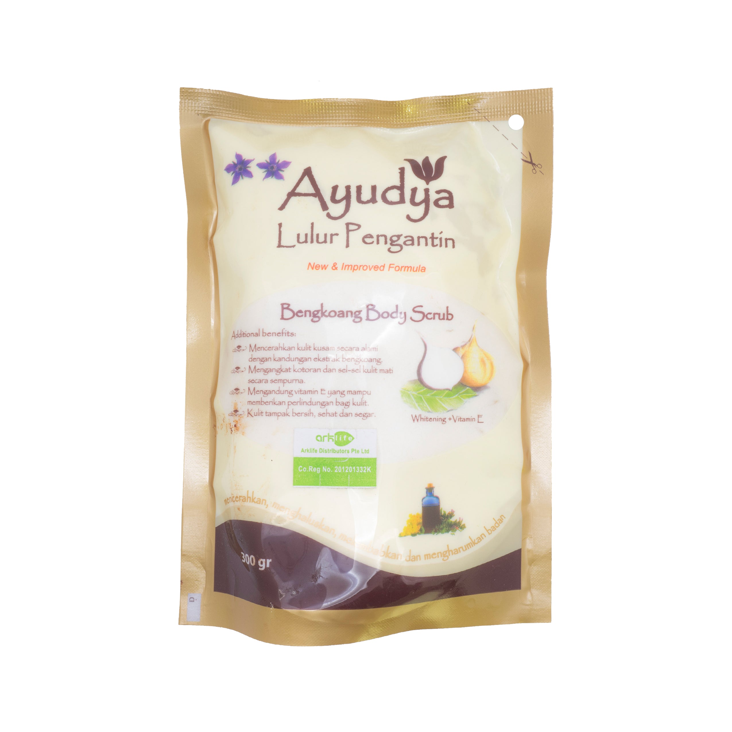 Ayudya, Lulur Pengantin Bengkoang Body Scrub, 300 gm