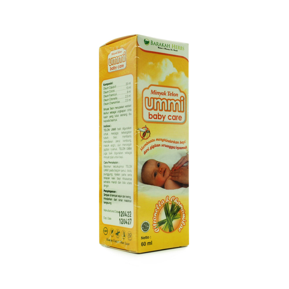 Barakah Herbs, Minyak Telon Ummi Chamomile, 60 ml
