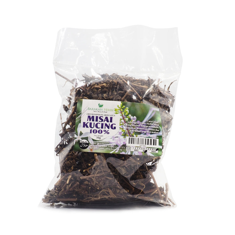 Barakah Herbs, Misai Kucing 100%, 50g