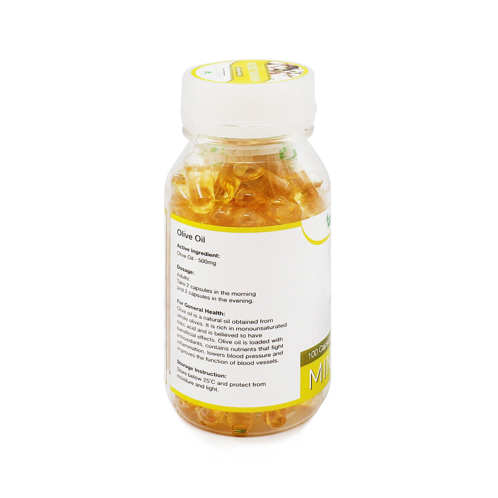 Barakah Herbs, Minyak Zaitun, 100 caps