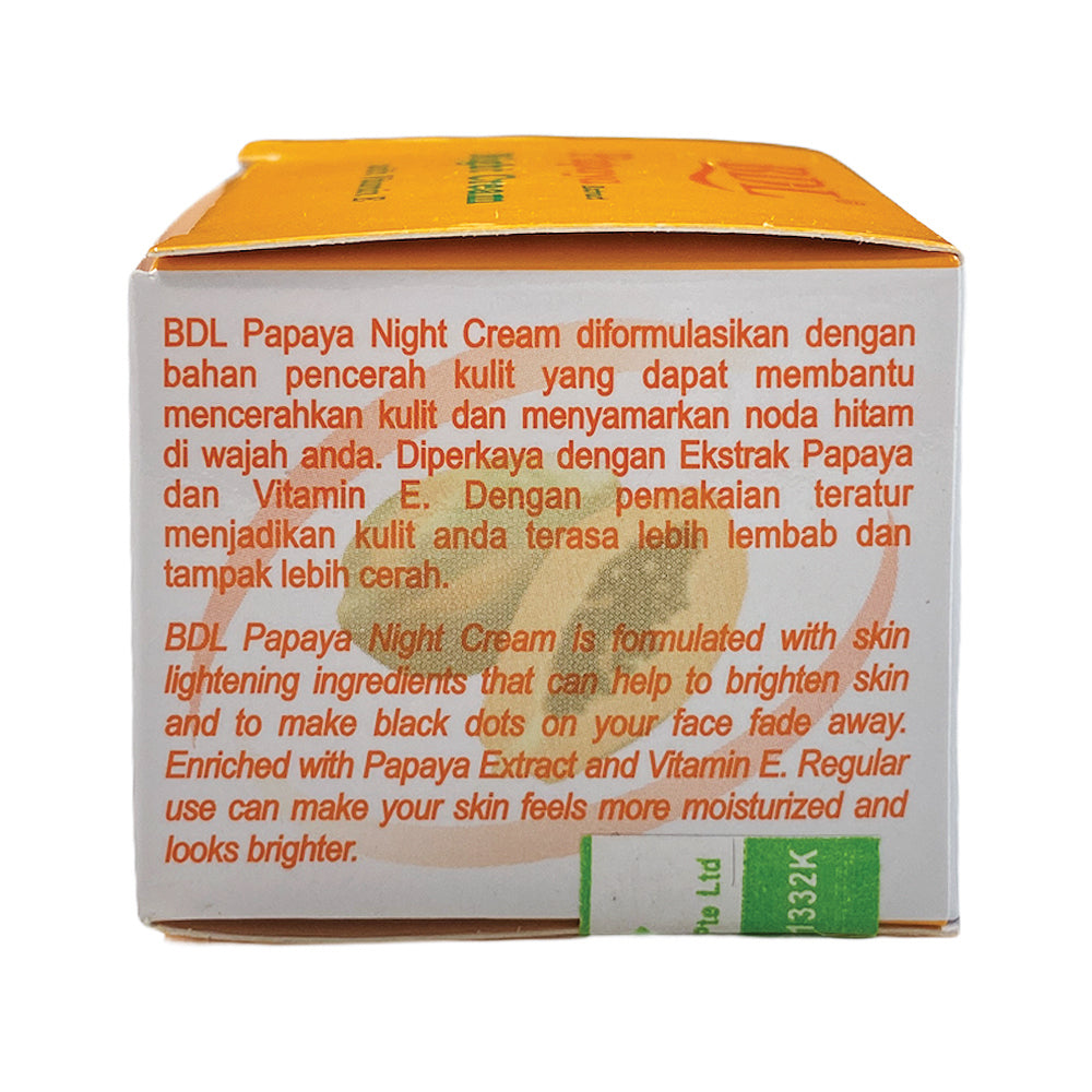 Bdl Papaya Extract Night Cream With Vitamin E